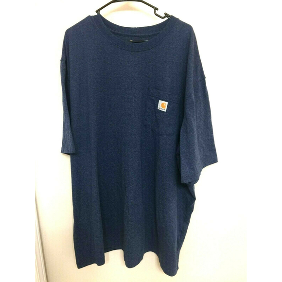 Carhartt Original Fit Tee Shirt Short Sleeve Front Pocket Sz 3XL Work Nite Wear - Picture 1 of 5